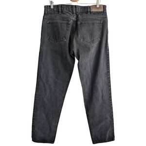 Dakota 36x36‎ Black Cotton Denim Jeans Straight Pants Men's